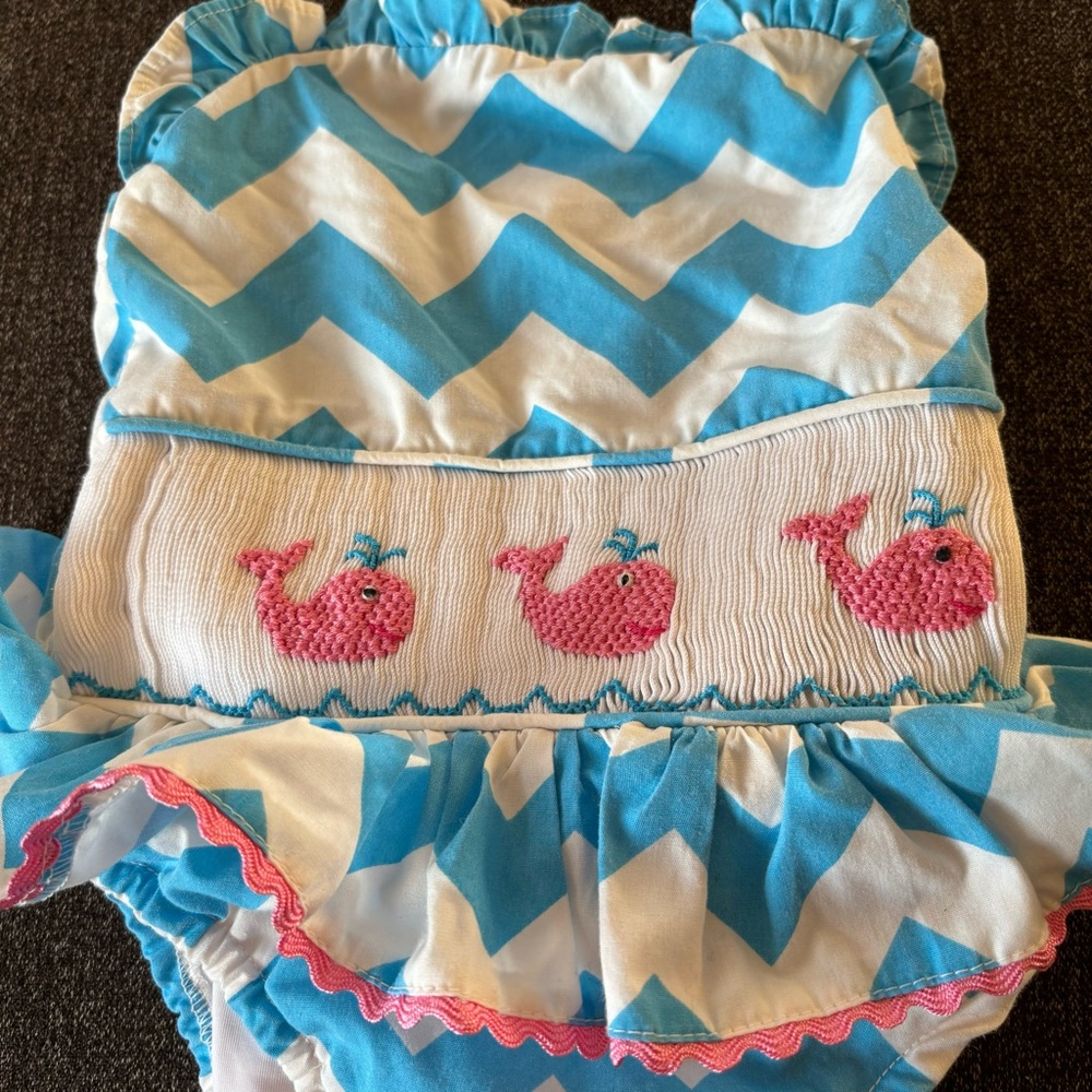 Smocked & Sweet One Piece - Picture 2 of 5